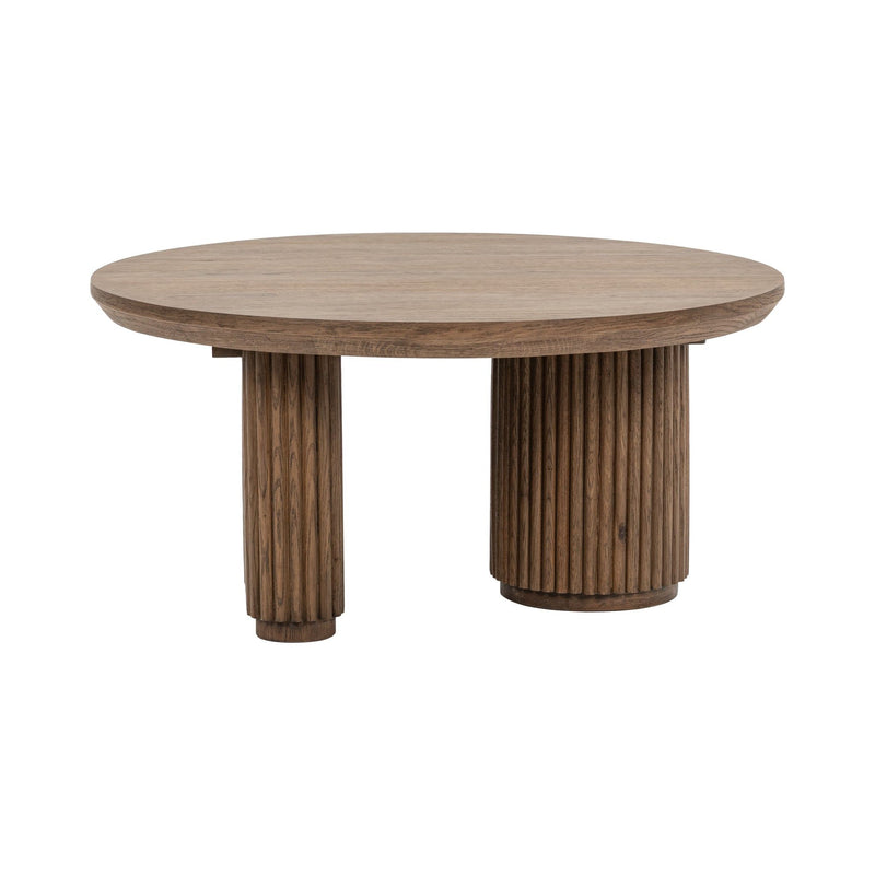 Vander - Solid Wood Round Coffee Table - R&R Furniture Gallery (Fountain Valley, CA)