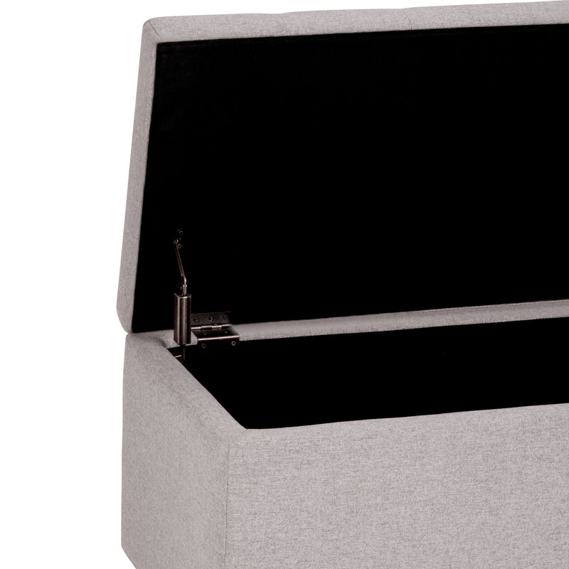 Cosmopolitan - Upholstered Storage Ottoman - R&R Furniture Gallery (Fountain Valley, CA)