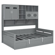 Daybed With All-In-One Cabinet And Shelf - R&R Furniture Gallery (Fountain Valley, CA)