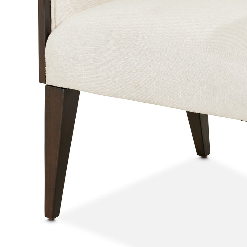 Belmont Place - Desk Chair - White / Dark Brown - R&R Furniture Gallery (Fountain Valley, CA)
