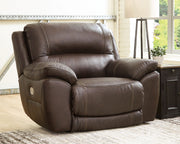 Dunleith - Zero Wall Recliner w/PWR HDRST - Chocolate - R&R Furniture Gallery (Fountain Valley, CA)