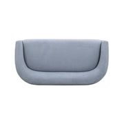 TOV Furniture Jordan stationary loveseat with plush fabric and modern design, featuring cushioned seating and sleek armrests.