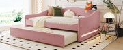 Upholstered Daybed With Light And Trundle - R&R Furniture Gallery (Fountain Valley, CA)