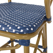 Outdoor Wicker And Aluminum French Barstools (Set of 2) - R&R Furniture Gallery (Fountain Valley, CA)
