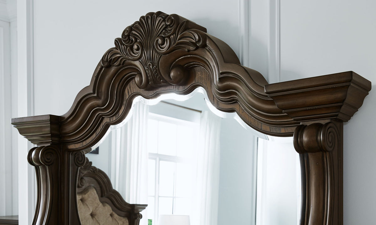 Maylee - Dresser And Mirror - Dark Brown - R&R Furniture Gallery (Fountain Valley, CA)