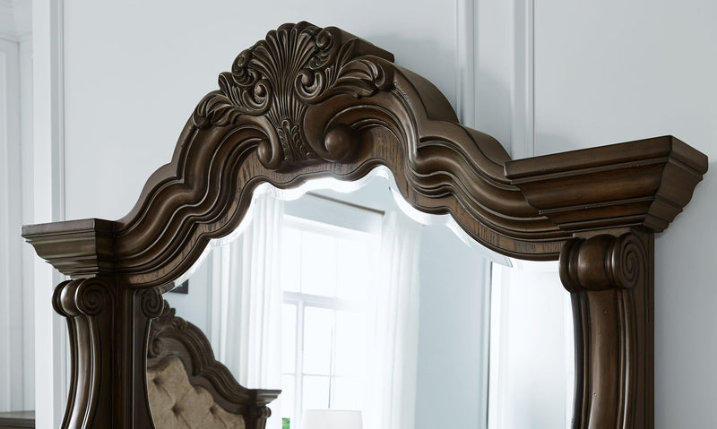Maylee - Dresser And Mirror - Dark Brown - R&R Furniture Gallery (Fountain Valley, CA)
