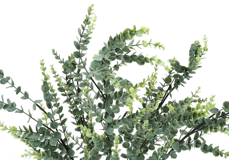 44" Tall, Artificial Plant, Eucalyptus Tree, Indoor, Faux, Fake, Floor, Greenery, Potted, Real Touch, Decorative - Green / Black - R&R Furniture Gallery (Fountain Valley, CA)