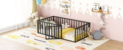 Metal Floor Bed Frame With Fence And Door - R&R Furniture Gallery (Fountain Valley, CA)
