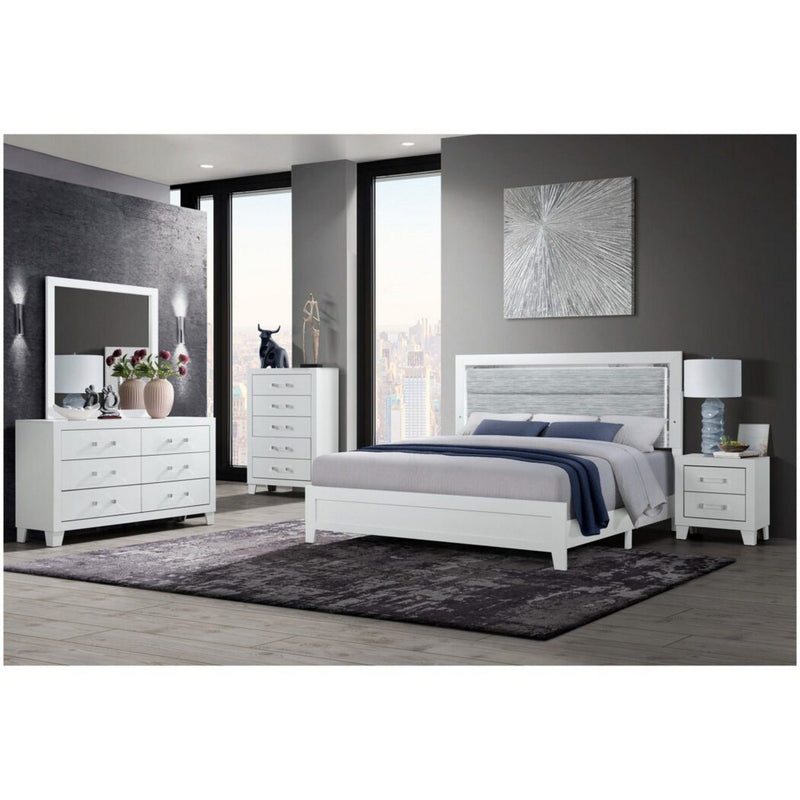 Omoda - Nightstand - White - R&R Furniture Gallery (Fountain Valley, CA)