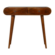 Solid Wood Curved Edge Console Table - R&R Furniture Gallery (Fountain Valley, CA)
