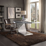 Joslin - Office Chair - Distress Chocolate Top Grain Leather - R&R Furniture Gallery (Fountain Valley, CA)