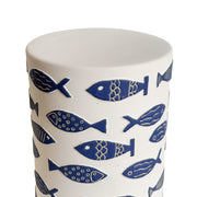 Tempest - Indoor / Outdoor Ceramic Table - Blue Fish - R&R Furniture Gallery (Fountain Valley, CA)