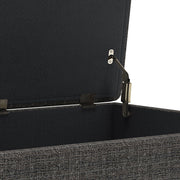 Owen - Upholstered Rectangular Storage Ottoman - R&R Furniture Gallery (Fountain Valley, CA)