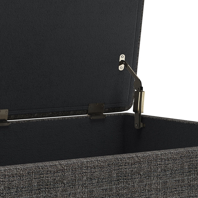 Owen - Upholstered Rectangular Storage Ottoman - R&R Furniture Gallery (Fountain Valley, CA)