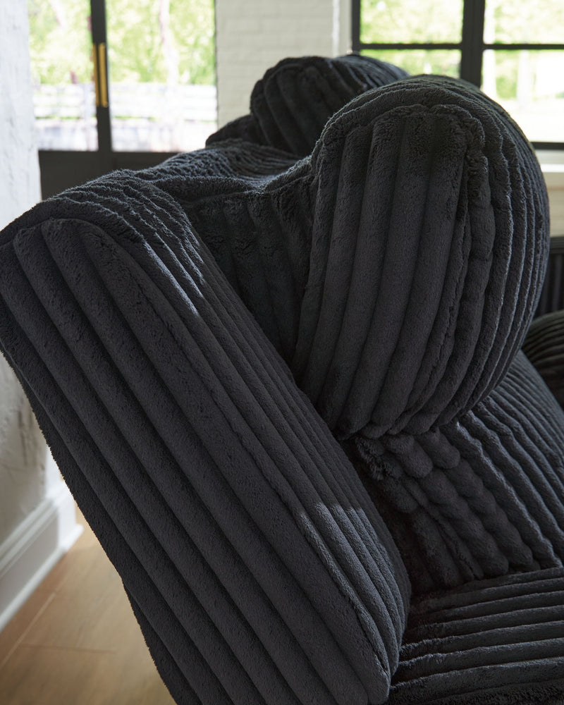 Forest Lake - Power Reclining Loveseat With Console / Adj Headrest - R&R Furniture Gallery (Fountain Valley, CA)
