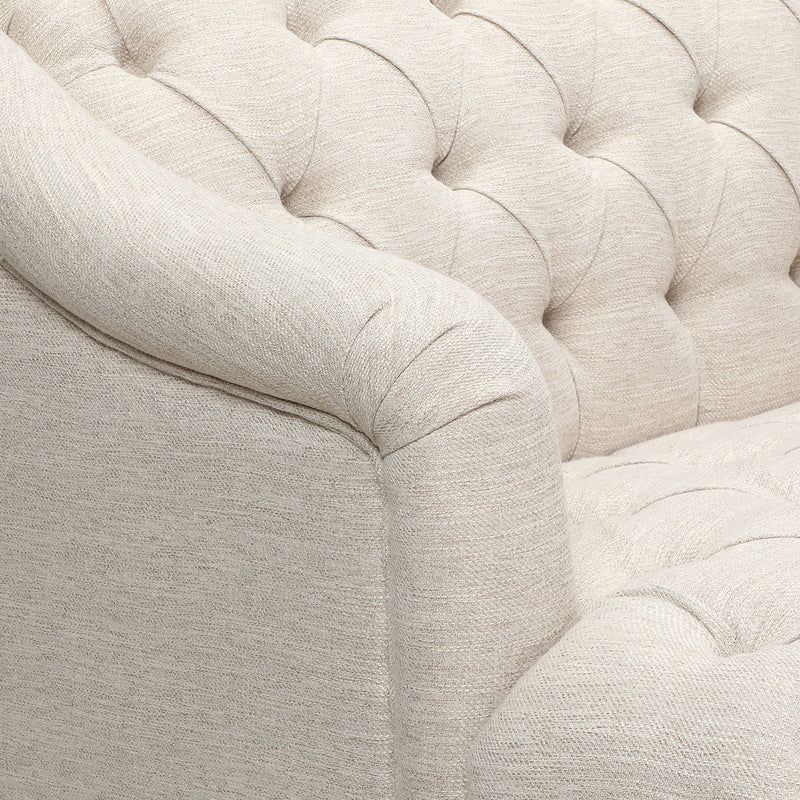 Comfy 3 Seat Sofa With Wooden Legs, For Living Room And Study - R&R Furniture Gallery (Fountain Valley, CA)