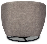 Upshur - Swivel Glider Accent Chair - Taupe - R&R Furniture Gallery (Fountain Valley, CA)