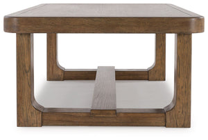 Cabalynn - Rectangular Cocktail Table - Light Brown - R&R Furniture Gallery (Fountain Valley, CA)