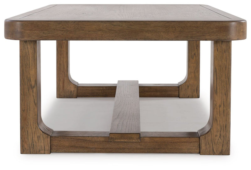 Cabalynn - Rectangular Cocktail Table - Light Brown - R&R Furniture Gallery (Fountain Valley, CA)
