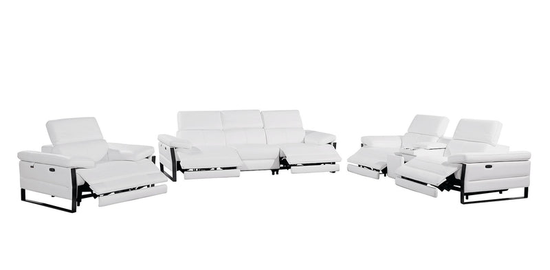 1246 - Modular Power Dual Reclining Sofa, Console Loveseat, And Chair Set With Power Headrests