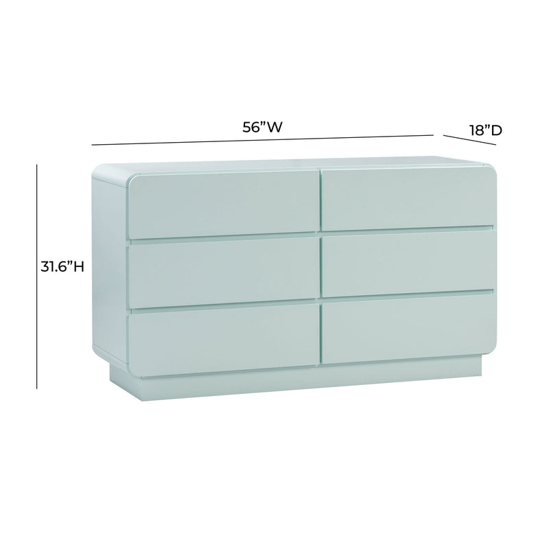 Sagura - 6-Drawer Dresser - R&R Furniture Gallery (Fountain Valley, CA)