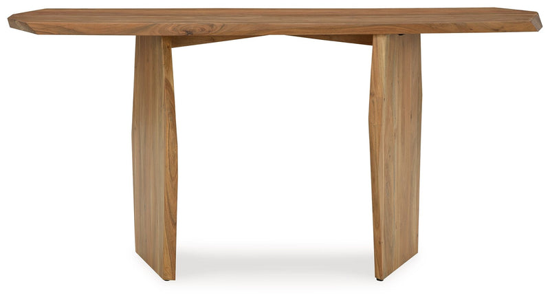 Holward - Console Sofa Table - Natural - R&R Furniture Gallery (Fountain Valley, CA)