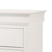 Elegant Louis Phillipe traditional dresser by Glory Furniture, showcasing intricate woodwork and classic design details.