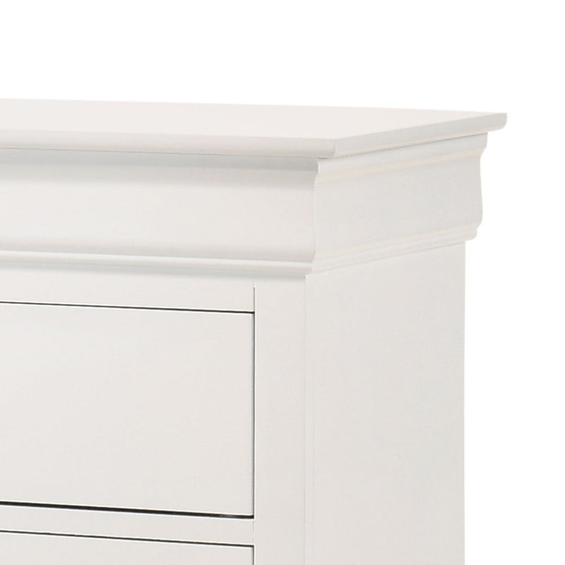 Elegant Louis Phillipe traditional dresser by Glory Furniture, showcasing intricate woodwork and classic design details.