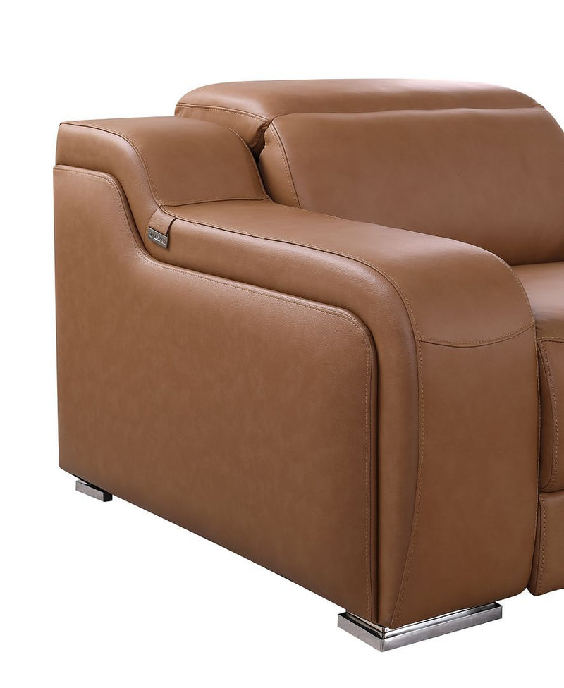 1116 - 8-Piece U-Shaped Sectional Sofa In With 2 Power Recliners & Power Headrests