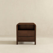 Lionel - Nightstand 2 Drawer - Brown - R&R Furniture Gallery (Fountain Valley, CA)