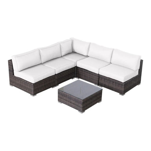 Seating Set With Cushions Handcrafted Wicker Design - R&R Furniture Gallery (Fountain Valley, CA)