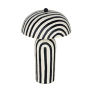 Maiori - Striped Papier Mache Table Lamp - R&R Furniture Gallery (Fountain Valley, CA)