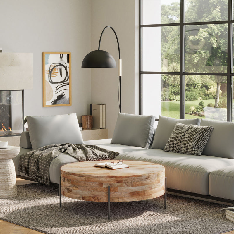 Rayburn - Drum Table - R&R Furniture Gallery (Fountain Valley, CA)