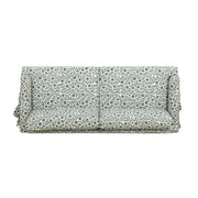 Gertrude TOV Furniture performance linen weave floral stationary sofa with plush cushions and elegant design.