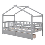 House Bed With 2 Drawers - R&R Furniture Gallery (Fountain Valley, CA)