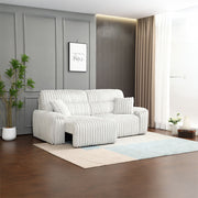 Jaya - Power Motion Sofa With Sleeper & USB Port - Mondo Gray Corduroy - R&R Furniture Gallery (Fountain Valley, CA)