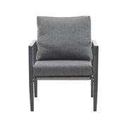 Modern Lounge Chair With Rope Accents And Cushions - R&R Furniture Gallery (Fountain Valley, CA)