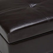 Oregon - Contemporary Storage Ottoman Bench With Tray - R&R Furniture Gallery (Fountain Valley, CA)