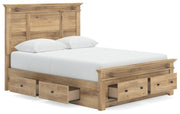 Makidern - Panel Storage Bed With Under Bed Storage Unit And Storage Footboard - R&R Furniture Gallery (Fountain Valley, CA)