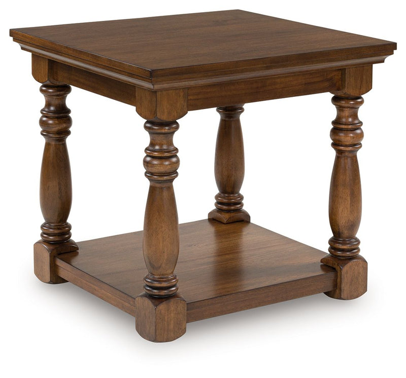 Sturlayne - Rectangular End Table - Brown - R&R Furniture Gallery (Fountain Valley, CA)
