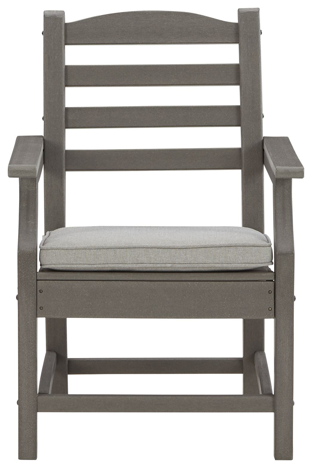 Visola - Arm Chair With Cushion (Set of 2) - Gray - R&R Furniture Gallery (Fountain Valley, CA)