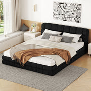 Upholstered Platform Bed With Headboard - R&R Furniture Gallery (Fountain Valley, CA)