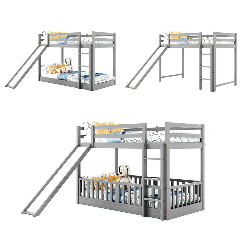 Functional Bunk Bed & Convertible Ladder And Slide - R&R Furniture Gallery (Fountain Valley, CA)