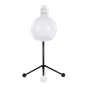 Lumi Source Eileen black and white contemporary task table lamp with adjustable arm on a desk.