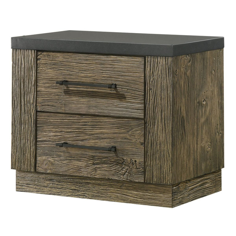 Lance - Nightstand - Tree Bark - R&R Furniture Gallery (Fountain Valley, CA)