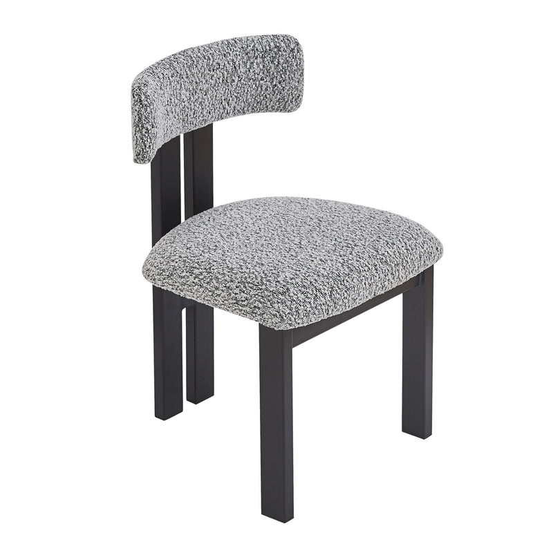 Modern Upholstered Armless Dining Chairs With Metal Legs - R&R Furniture Gallery (Fountain Valley, CA)