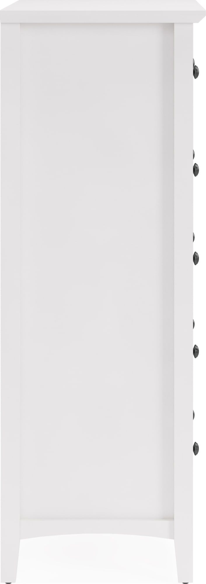 Grace Five Drawer Chest in Snowfall White (2024)