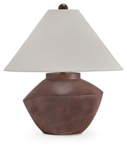 Honsworth - Poly Table Lamp - Antique Brown - R&R Furniture Gallery (Fountain Valley, CA)