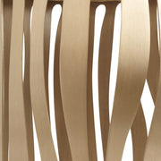 La Rachelle - Round Chairside Table - Chardonnay - R&R Furniture Gallery (Fountain Valley, CA)