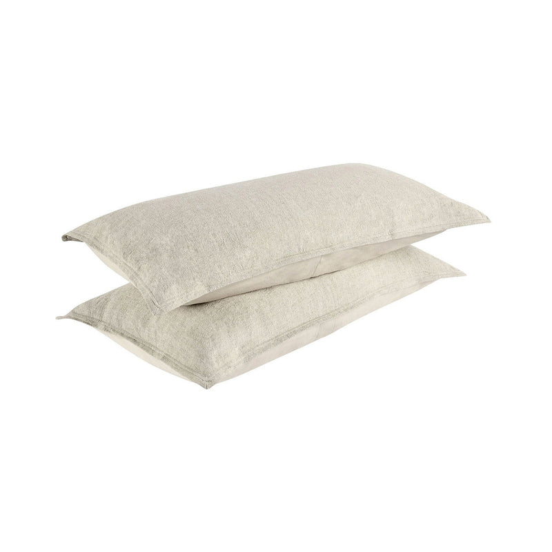 Classic Home Talia sham with elegant fabric and detailed stitching, perfect for a stylish bedroom décor.
